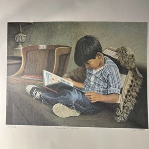 Sunday's Child, Lmt. Edition Print, 89/150, L. Gibbs, 10 x 13", Unframed